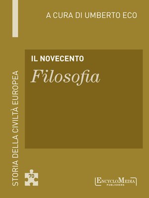 cover image of Il Novecento--Filosofia